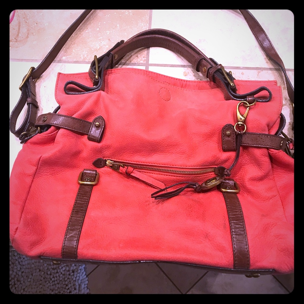 Authentic ALL (glove) LEATHER ELLIOT LUCAS bag.